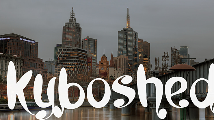 Kyboshed Font