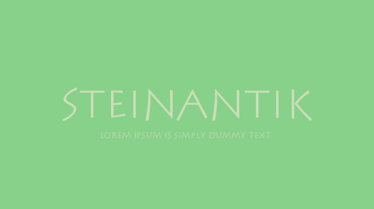 SteinAntik Font Family