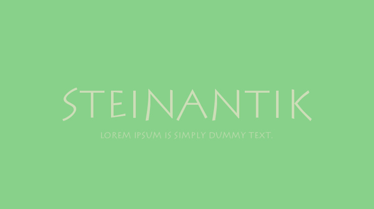 SteinAntik Font Family