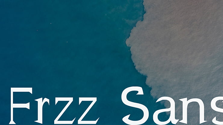 Frzz Sans Font
