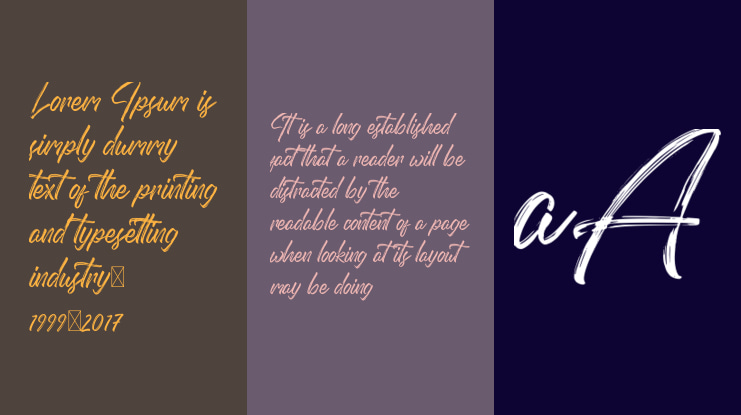 Domillion Brush Free Font