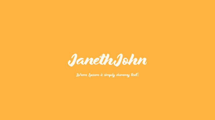 JanethJohn Font