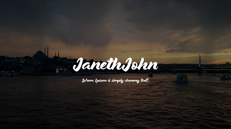 JanethJohn Font