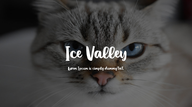 Ice Valley Font