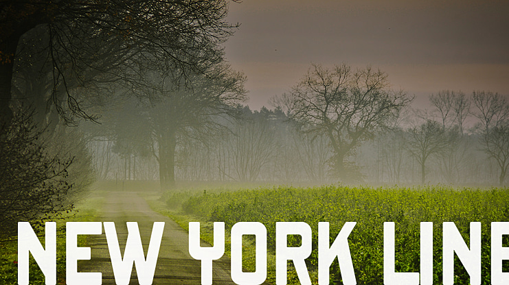 New York Line Font