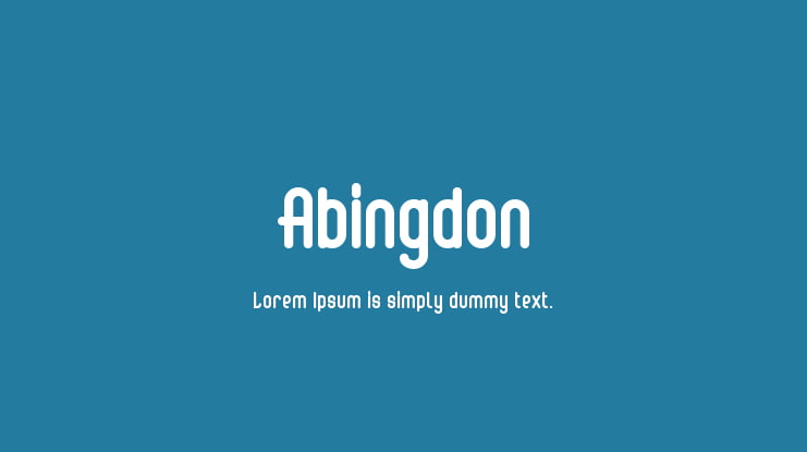 Abingdon Font Family