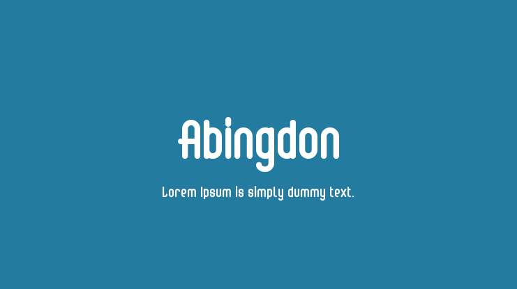 Abingdon Font Family