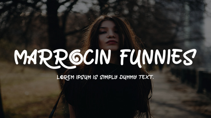 Marrocin Funnies Font
