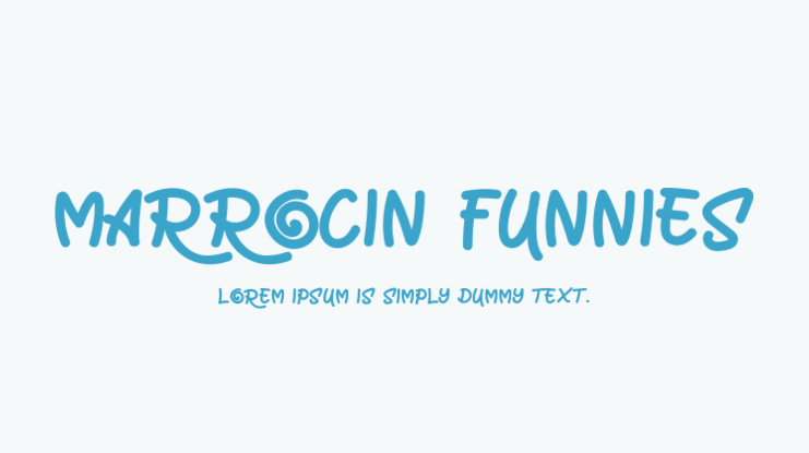 Marrocin Funnies Font
