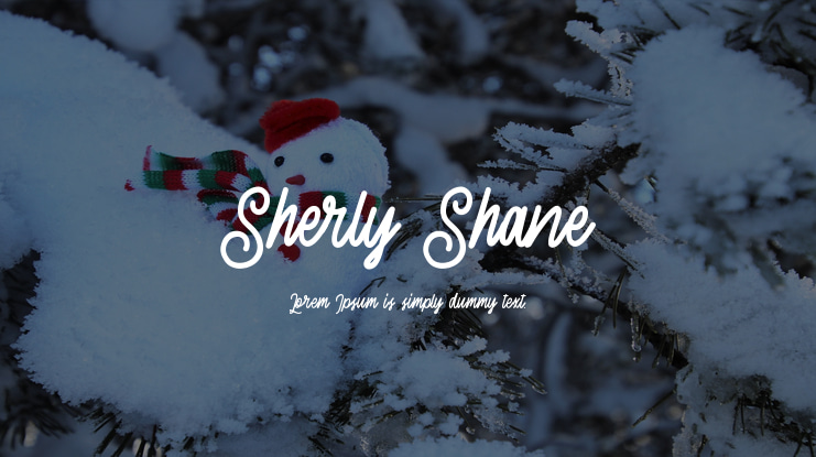 Sherly Shane Font