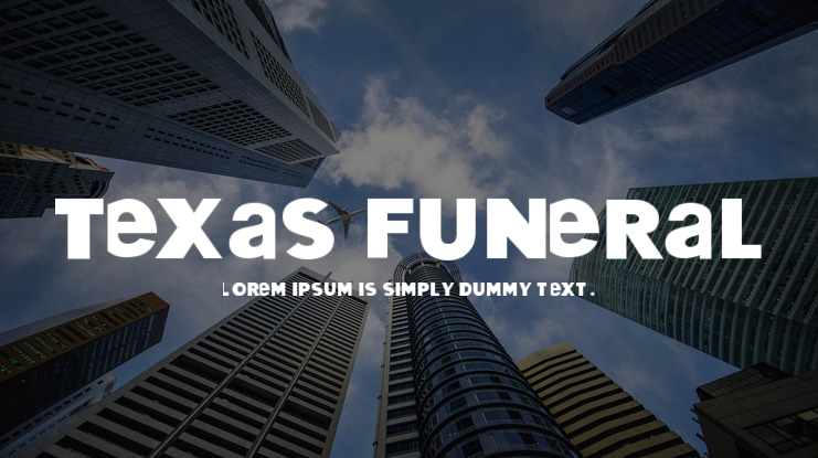 Texas Funeral Font