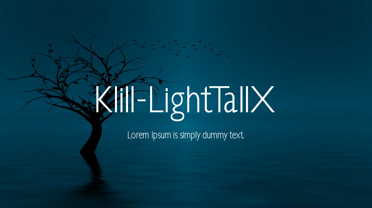 Klill-LightTallX Font
