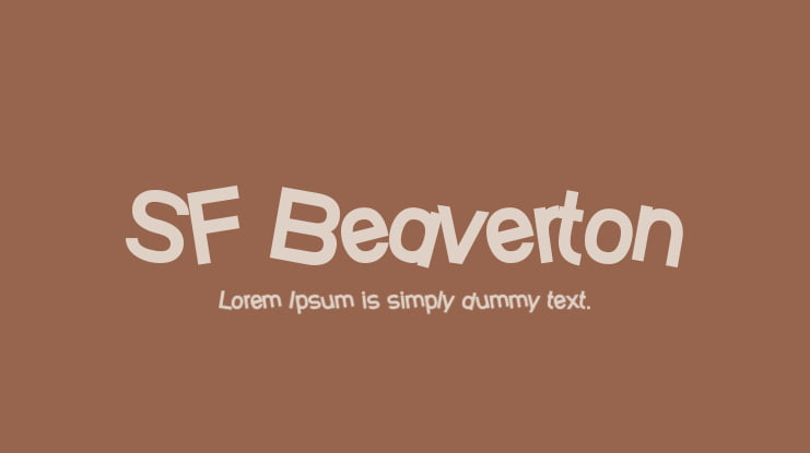 SF Beaverton Font Family