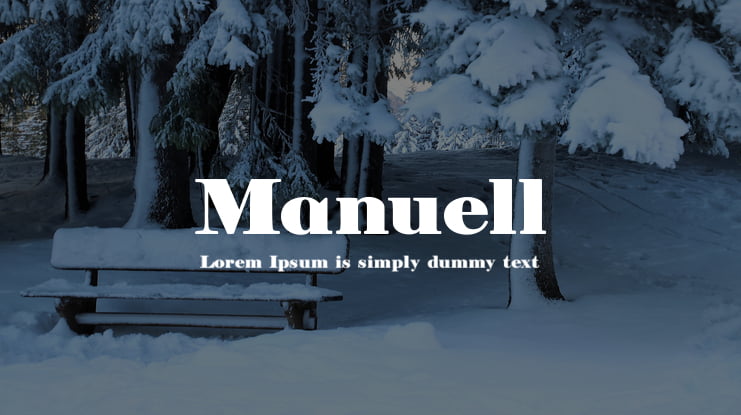 Manuell Font