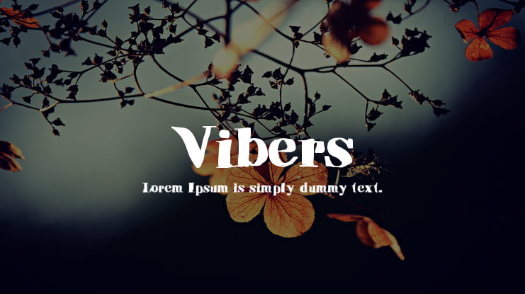Vibers Font Family