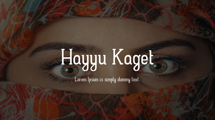Hayyu Kaget Font