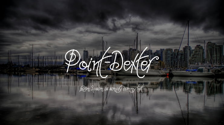 Point-Dexter Font