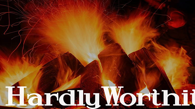 HardlyWorthit Font