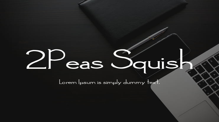 2Peas Squish Font