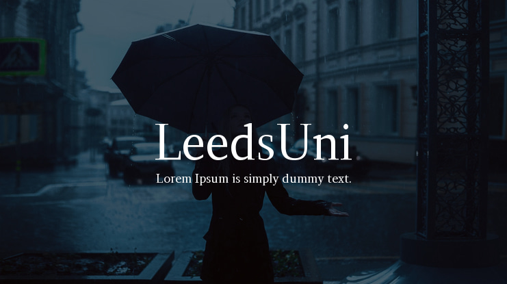 LeedsUni Font