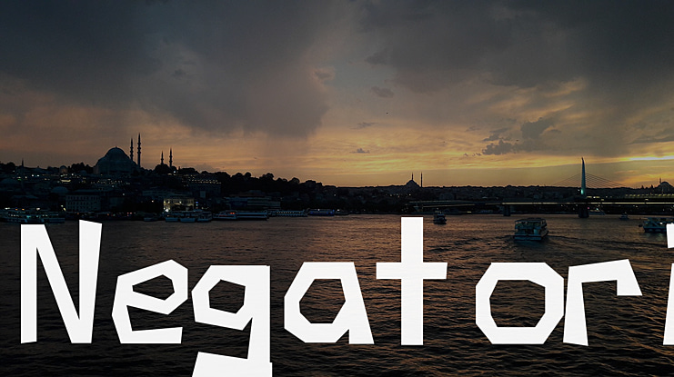 Negatori Font