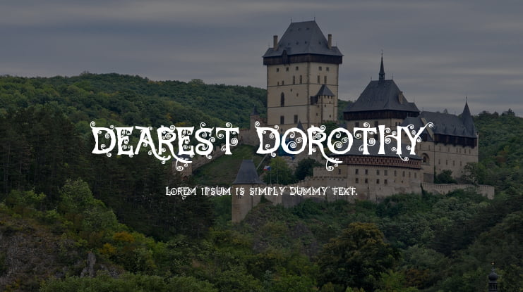 Dearest Dorothy Font