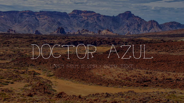 Doctor Azul Font