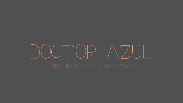 Doctor Azul Font