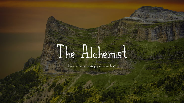 The Alchemist Font