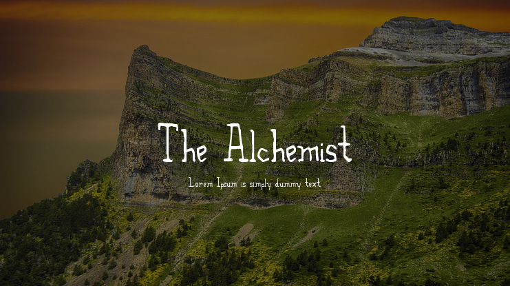 The Alchemist Font