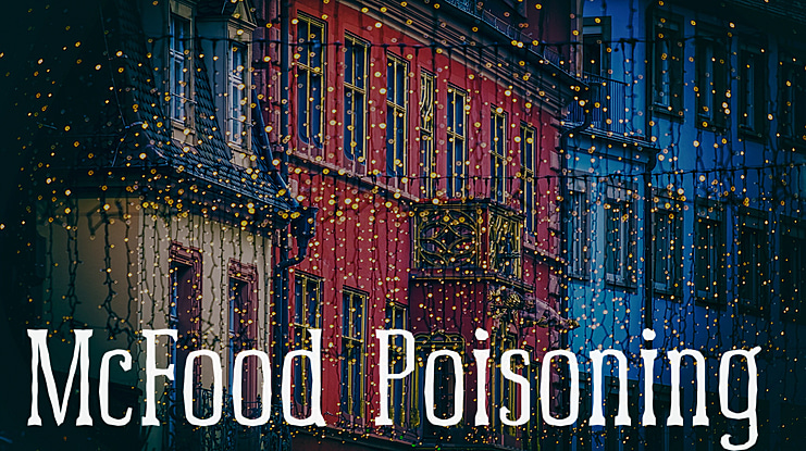 McFood Poisoning 1 Font Family