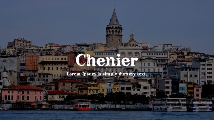 Chenier Font