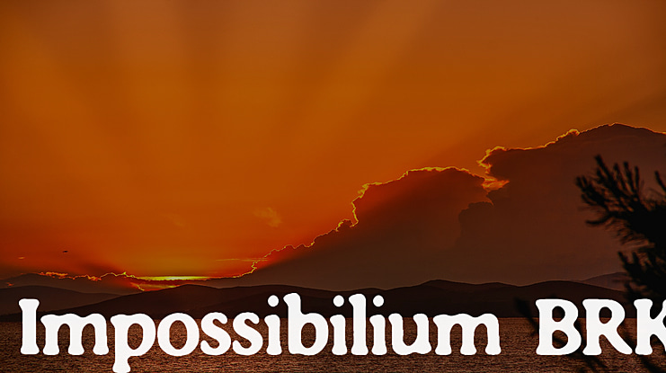 Impossibilium BRK Font