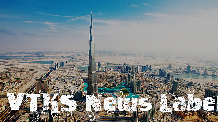 VTKS News Label Font