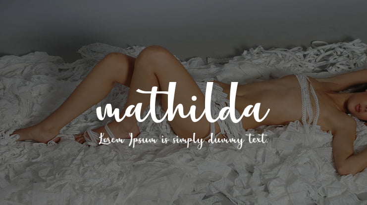 mathilda Font