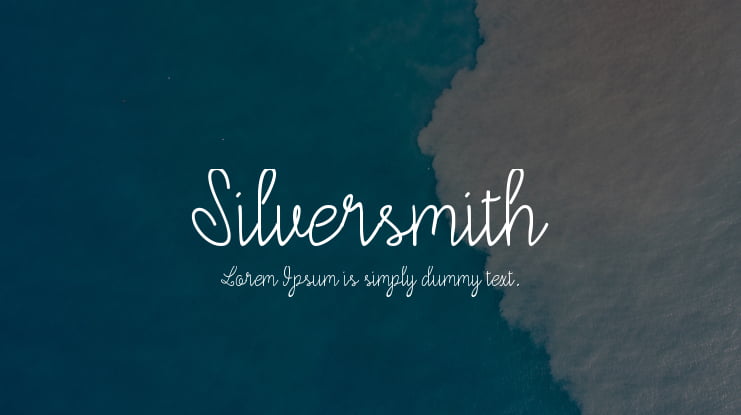 Silversmith Font
