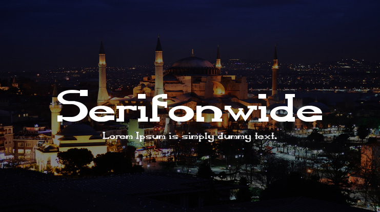 Serifonwide Font Family