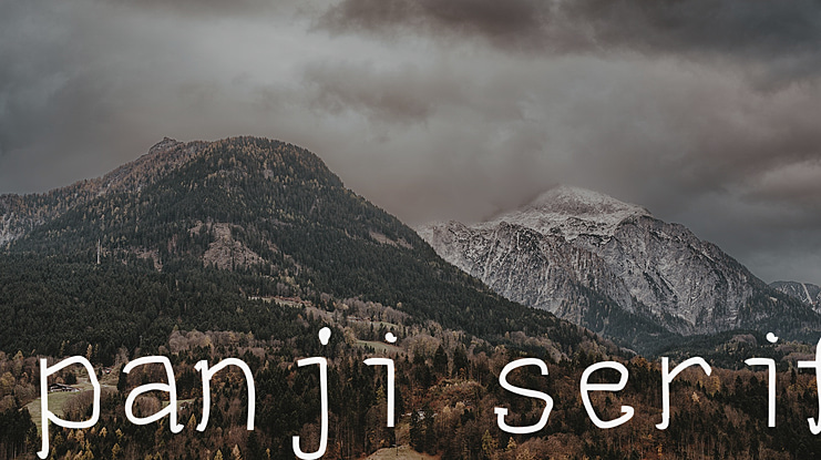 panji serif Font