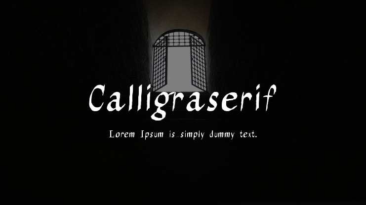 Calligraserif Font