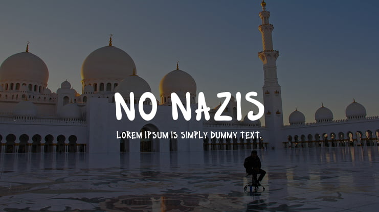 NO NAZIS Font