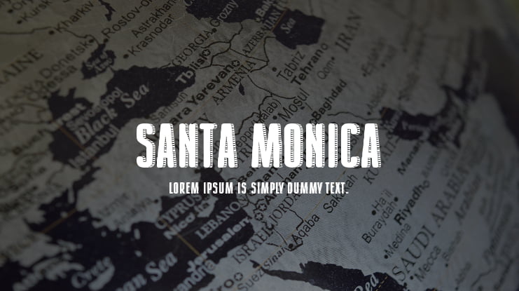 Santa Monica Font