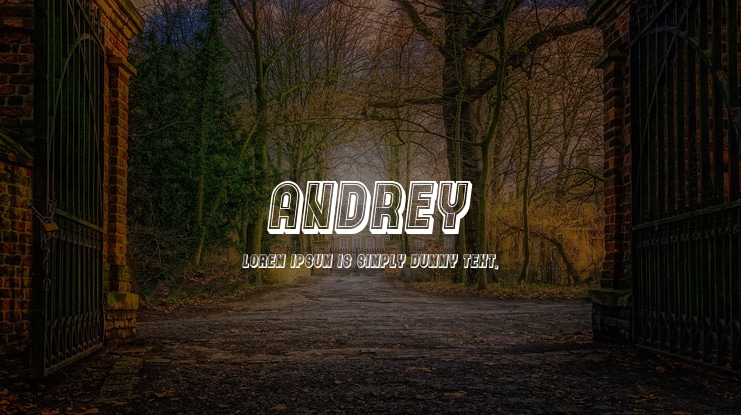 Andrey Font Family