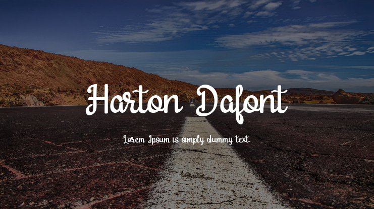 Harton Dafont Font