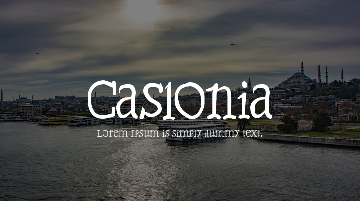 Caslonia Font