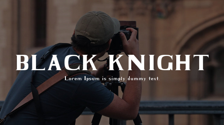 BLACK KNIGHT Font
