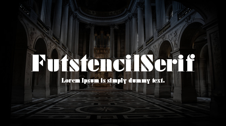 FutstencilSerif Font