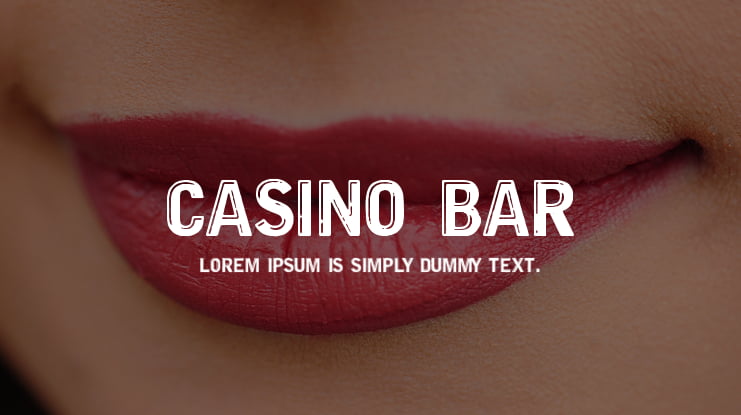 Casino Bar Font