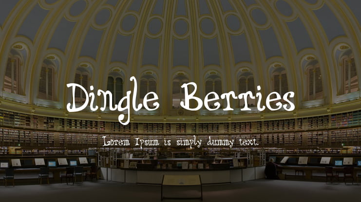 Dingle Berries Font