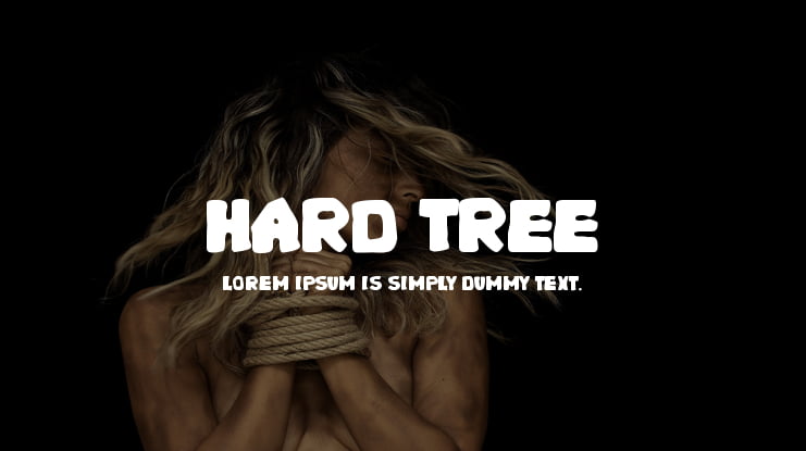 Hard Tree Font