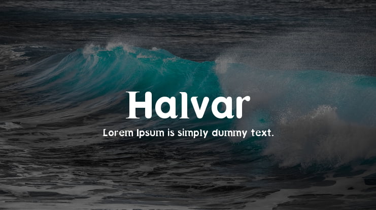 Halvar Font